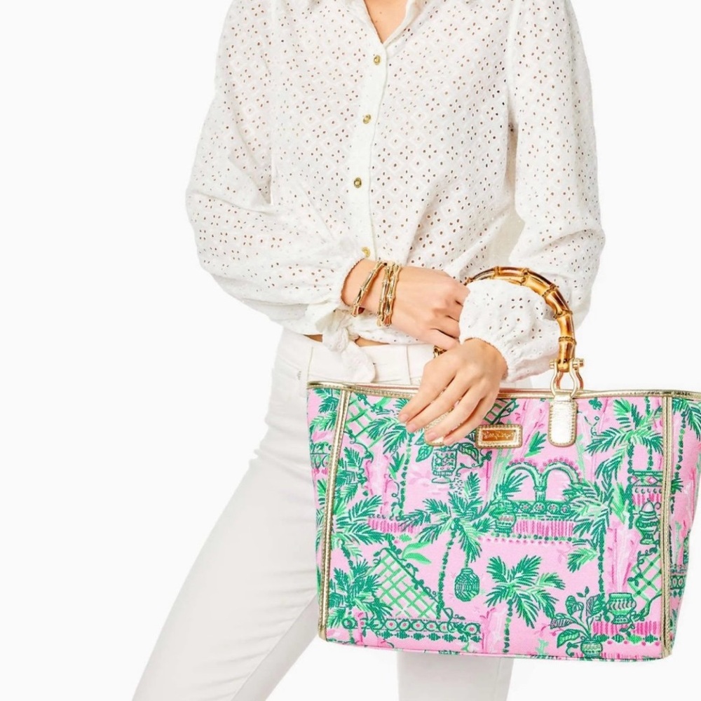 Lilly Pulitzer canvas tote